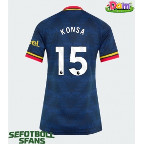Arsenal Ezri Konsa #15 Bortatröja Kvinnor 2026-27 Kortärmad